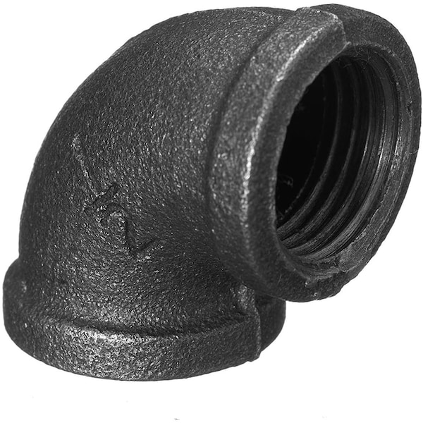 Ironwerks Designs 1/2" Iron 90-Degree Elbow Fitting, 10PK IW-90EL-1/2-10 - main